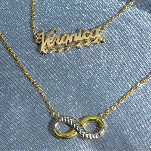 14K Personalized Name Necklace valentine day gift - Picture 2 of 5